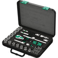 Wera 8100 SB 4 Zyklop Speed Ratchet Set, 3/8-in. Drive, Imperial, 38-Pieces