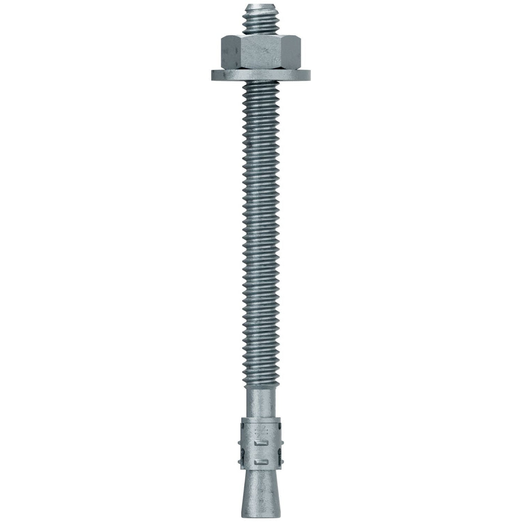 Simpson Strong-Tie STB2-25314MGF100 Strong-Bolt 2, 1/4-in. x 3-1/4-in. Mechanically Galvanized Wedge Anchor, Fully Assembled, 100-Pack
