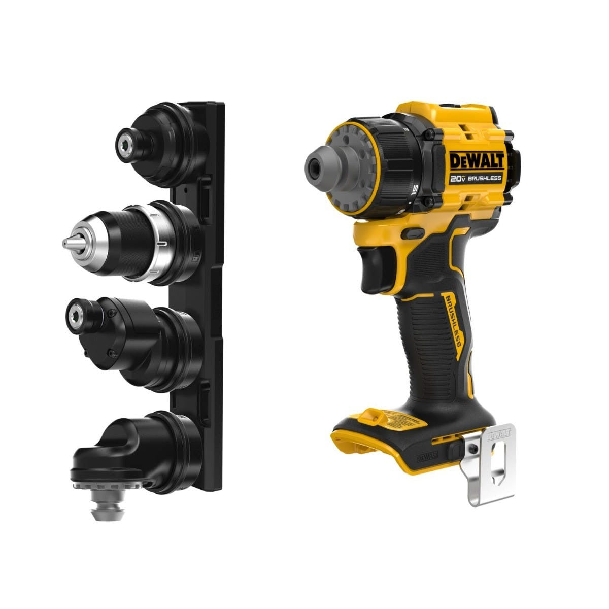 DeWALT DCD803B ATOMIC 20V MAX 5-in-1 Brushless Cordless Multi-Head Drill/Driver w/ 3.5Ah POWERSTACK Starter Kit