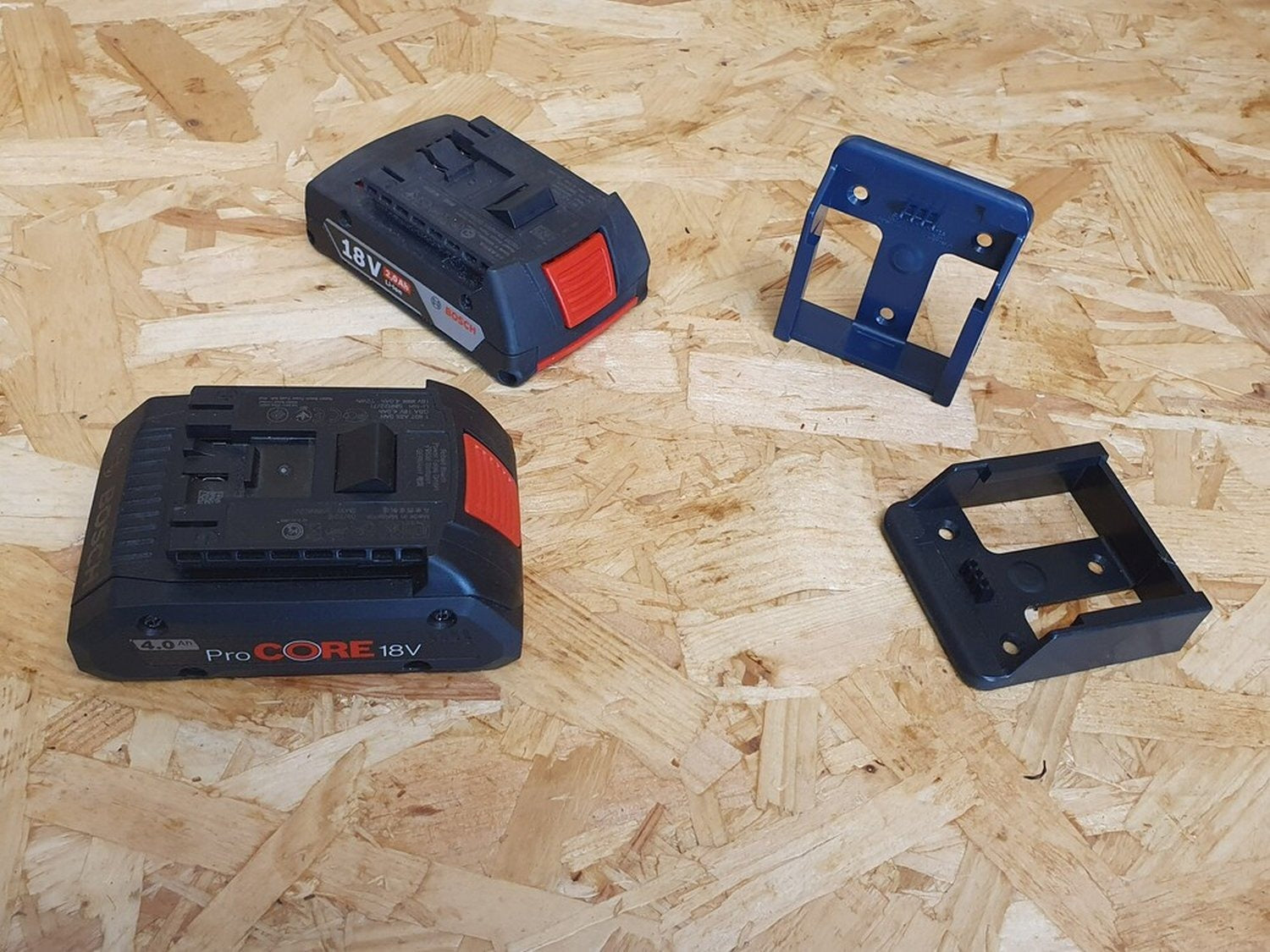 StealthMounts Battery Mounts for Bosch 18V, 6-Pack