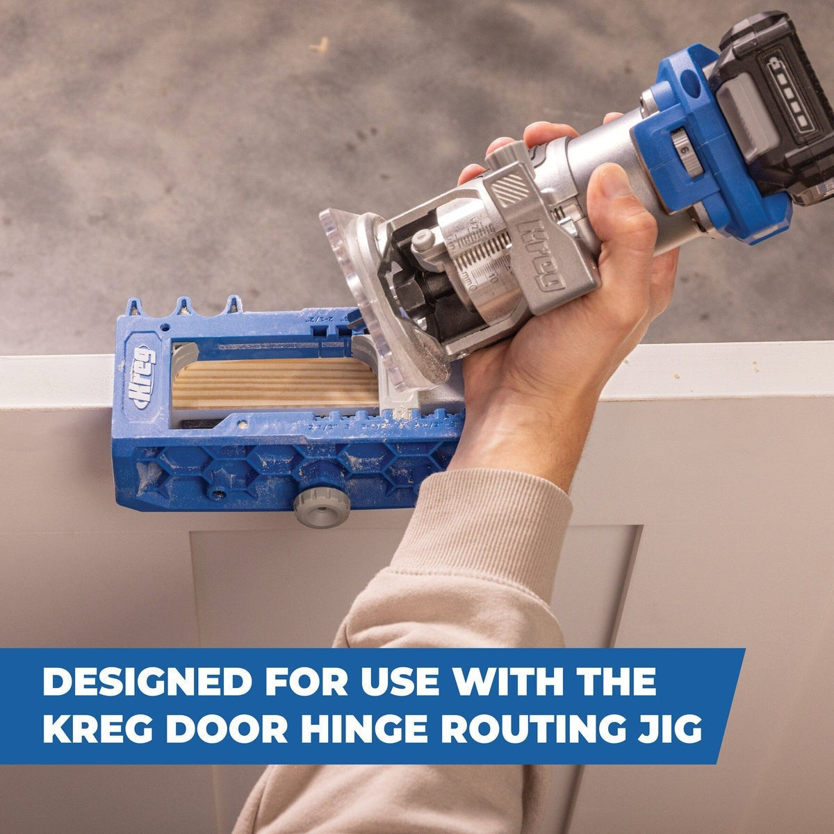Kreg 1/2-in. Flush Trim Bit with 1/4-in. Shank for Door Hinge Routing Jig (KRTHJ150)