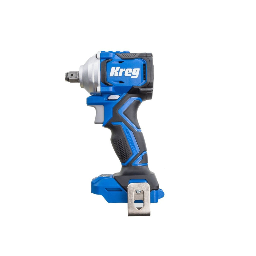 Kreg Ionic Drive 20V 1/2-in. Cordless Compact Impact Wrench, Tool Only (KPTCWR050B)