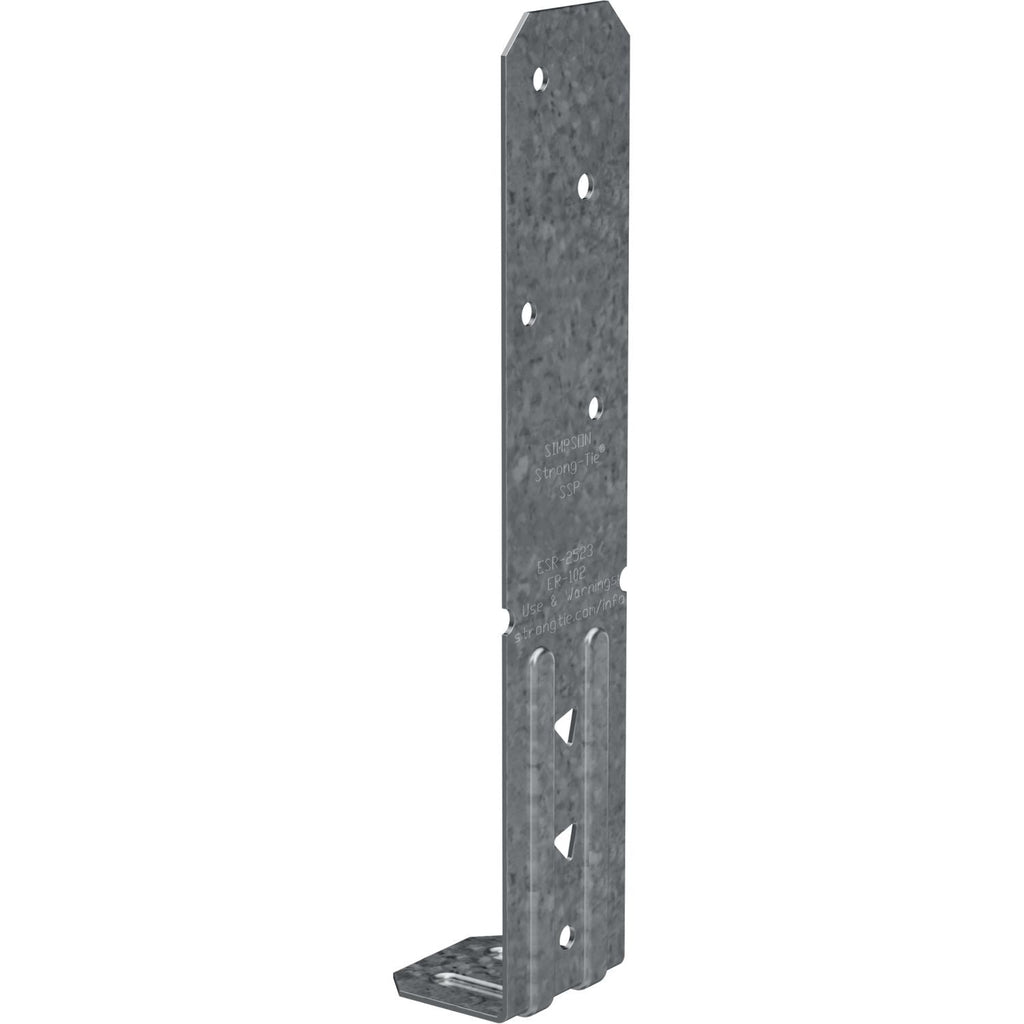 Simpson Strong-Tie SSP SSP 18-Gauge Galvanized Single Stud Plate