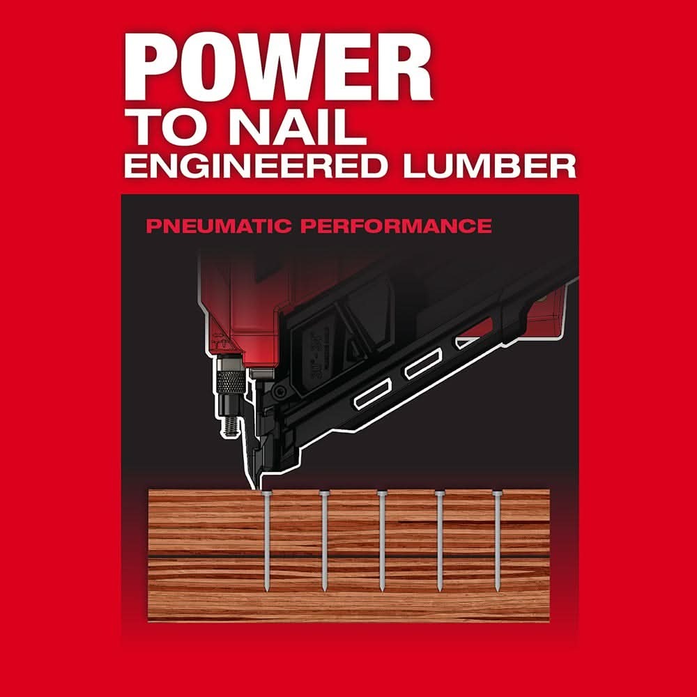 Milwaukee 2745-21 M18 FUEL Brushless 30-Degree Framing Nailer 5.0Ah Kit