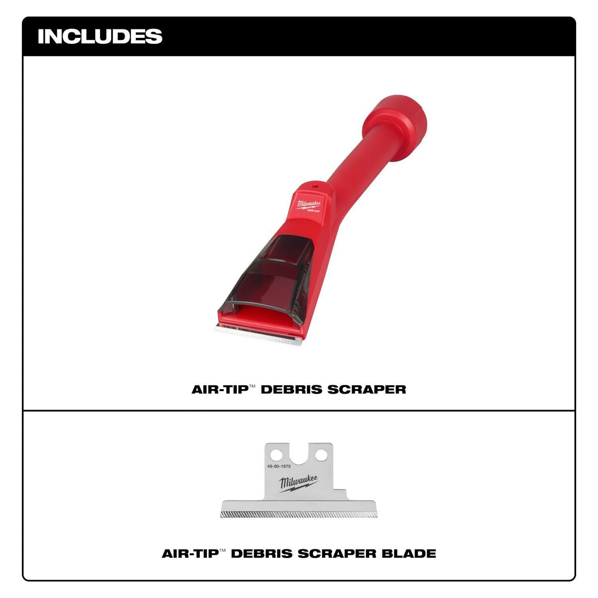 Milwaukee 49-90-2047 AIR-TIP Debris Scraper