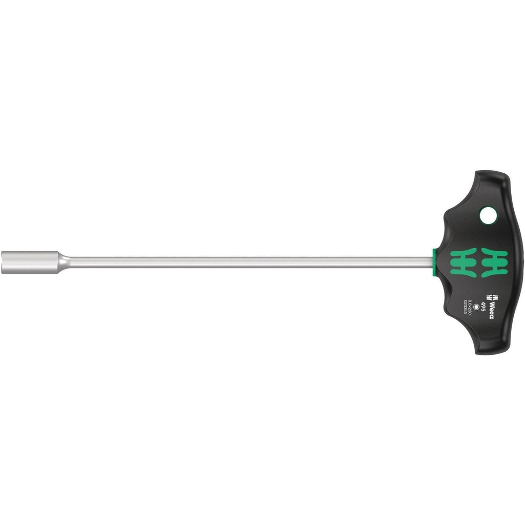 Wera 495 T-Handle Socket Wrench Screwdrivers, 8x230-mm.