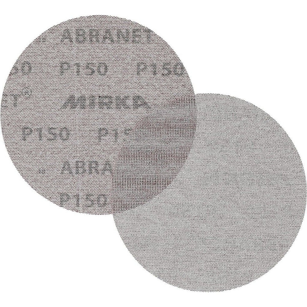 Mirka Abranet 5-in. 150 Grit Mesh Sanding Disc Hook and Loop 10-Pack (9A-232-150)
