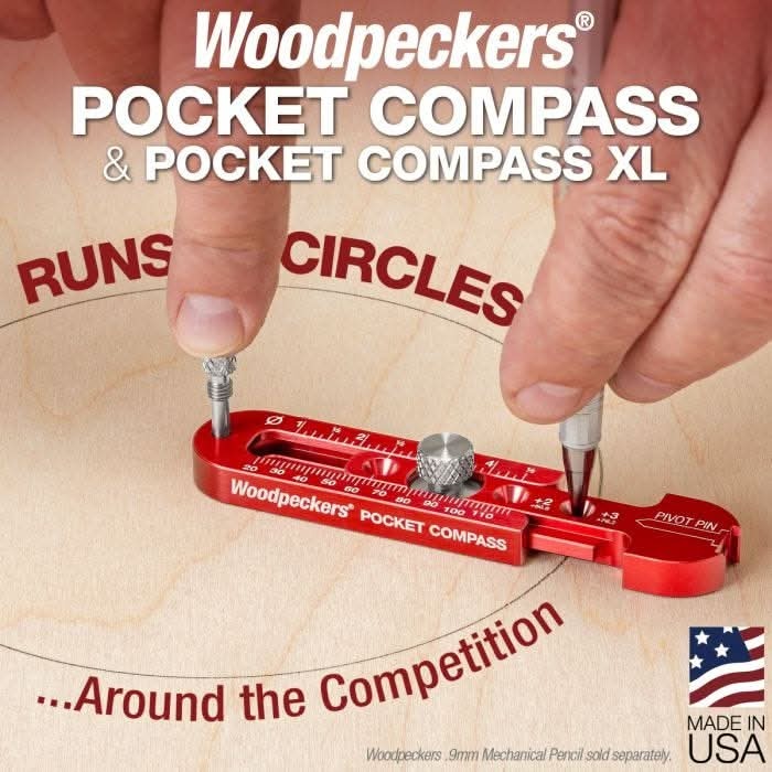 Woodpeckers PCOMP24-SET 2-Piece Pocket Compass Set
