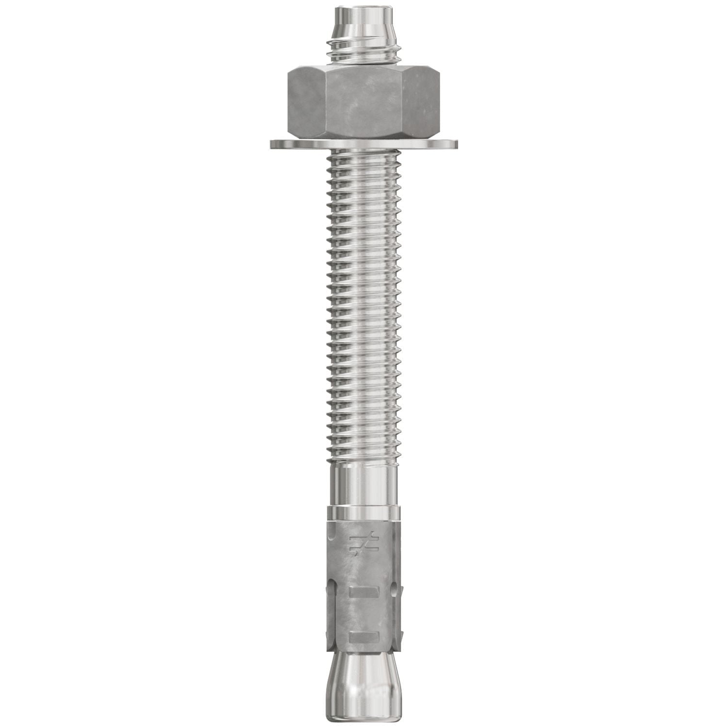 Simpson Strong-Tie STB2-50434S4F25 Strong-Bolt 2, 1/2-in. x 4-3/4-in. Type 304 Stainless-Steel Wedge Anchor, Fully Assembled, 25-Pack