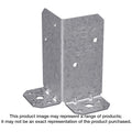 Simpson Strong-Tie RPBZ RPBZ ZMAX Galvanized Retrofit Post Base for Double 2x4