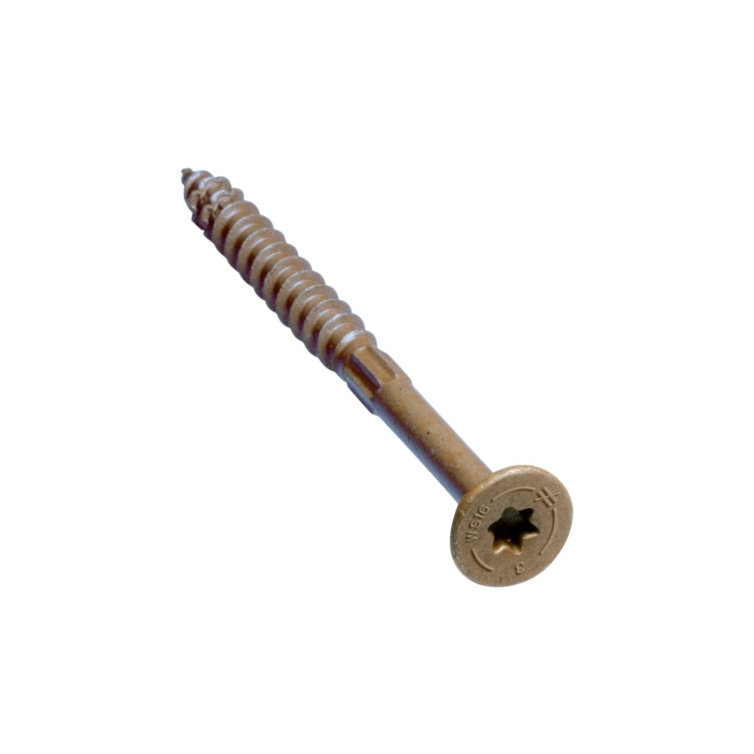 Simpson Strong-Tie SDWS16300QR50 Strong-Drive SDWS FRAMING Screw, 0.160-in. x 3-in. T25, Quik Guard, Tan, 50-Pack