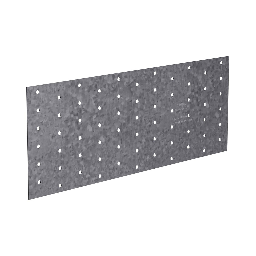 Simpson Strong-Tie TP411 TP 4-1/8-in. x 11-in. 20-Gauge Galvanized Tie Plate