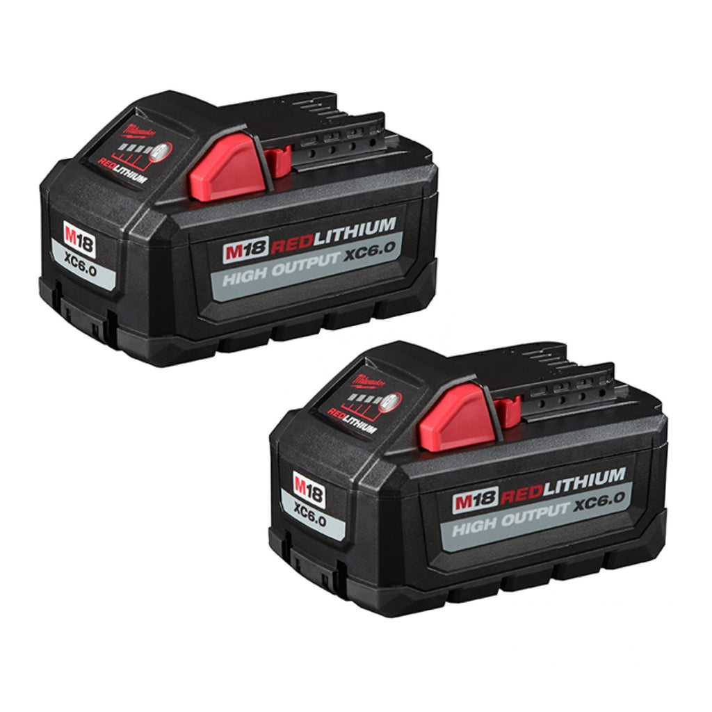 Milwaukee 2930-20 M18 FUEL 7-1/4-in. Rear Handle Circular Saw + M18 REDLITHIUM HIGH OUTPUT XC 6.0Ah Battery 2-Pack