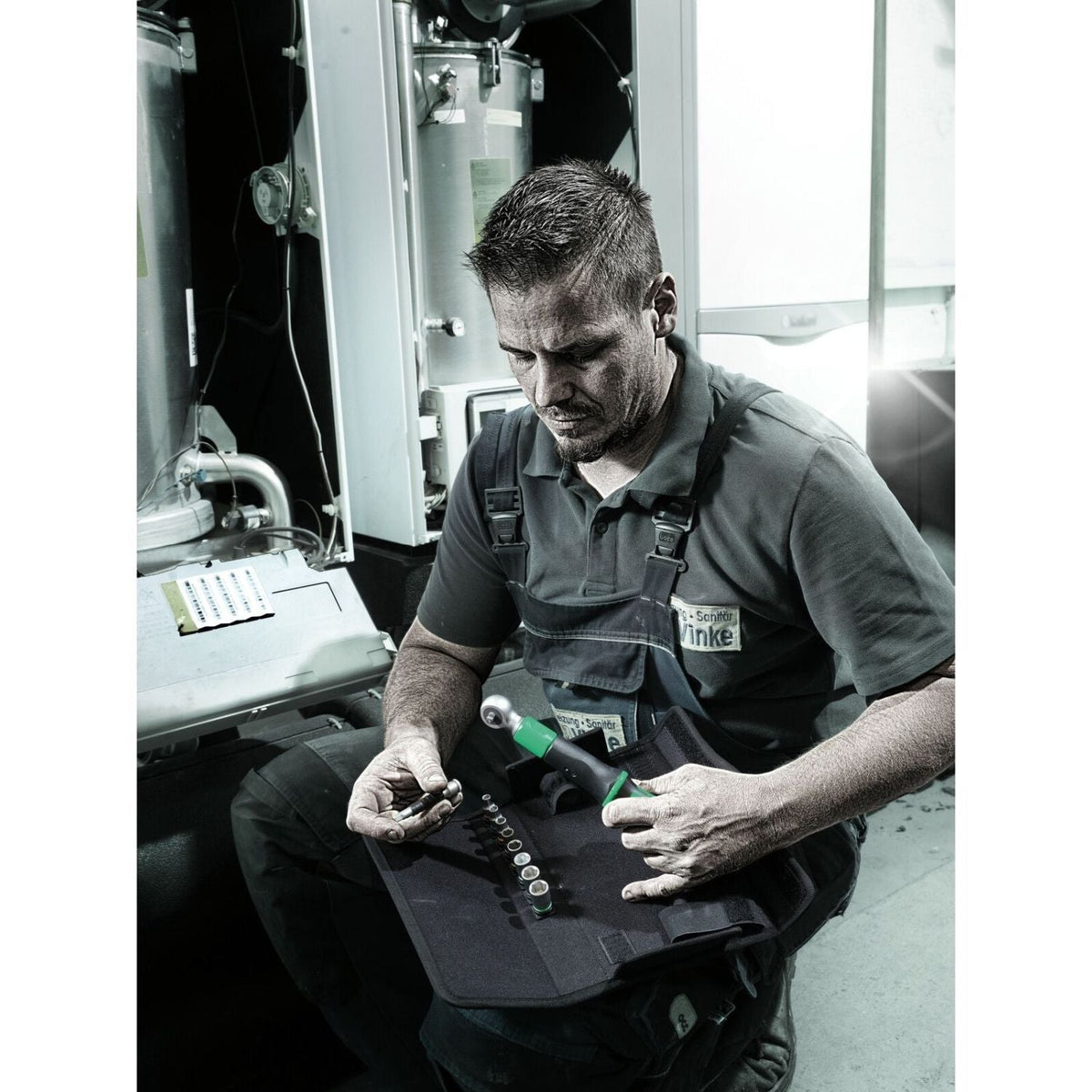 Wera Safe-Torque A 1 Imperial Set 1, 1/4-in. Square Head Drive, 2-12 Nm, 10-Pieces