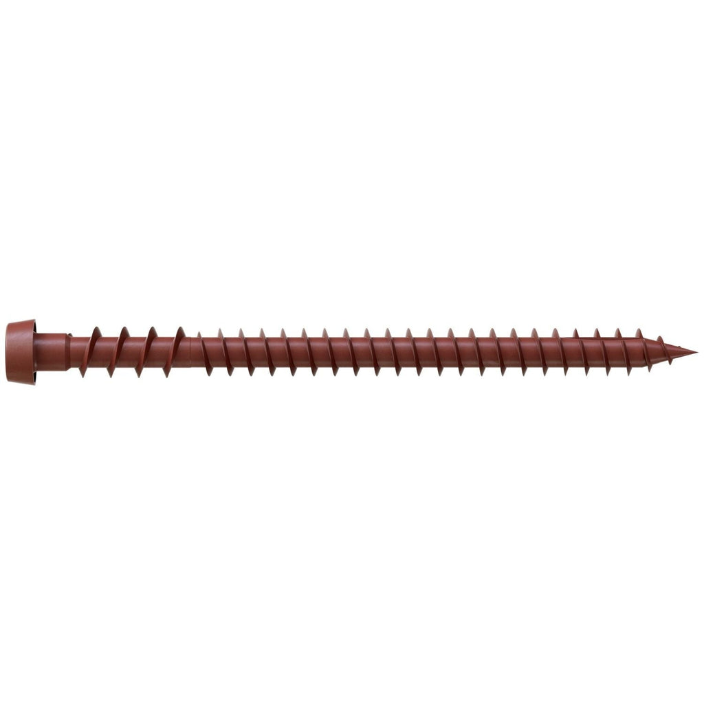 Simpson Strong-Tie DCU234SRD01 Deck-Drive DCU COMPOSITE Screw (Collated), #10 x 2-3/4-in. Quik Guard Red 01, 1000-Pack