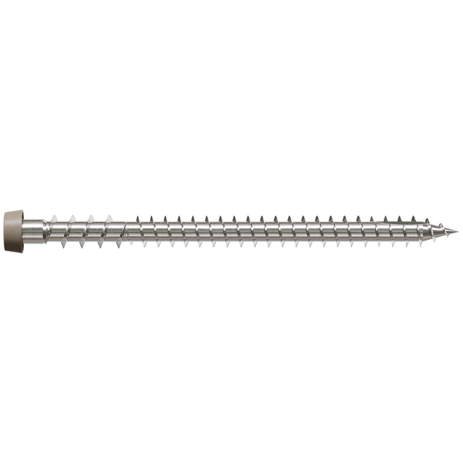 Simpson Strong-Tie DCU234C316GR01 Deck-Drive DCU COMPOSITE Screw, #10 x 2-3/4-in. T20, Type 316, Gray 01, 70-Pack