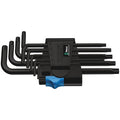 Wera 967/9 Torx Hf 1 L-Key Set With Holding Function, Blacklaser, 9-Pieces