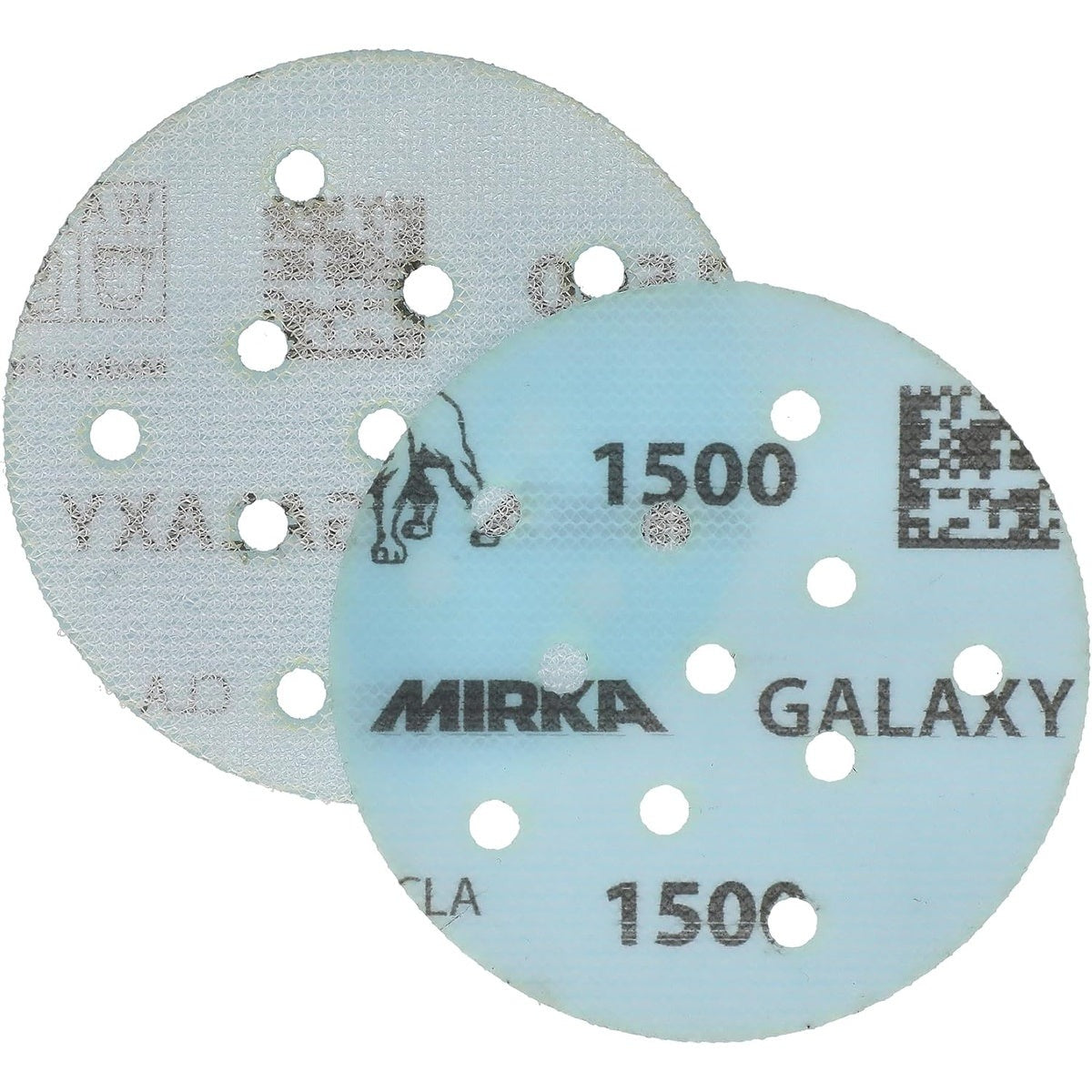 Mirka Galaxy 3-in. 1500 Grit Hook and Loop Sanding Discs, 50-Pack Multifit (FY-3MF-150)