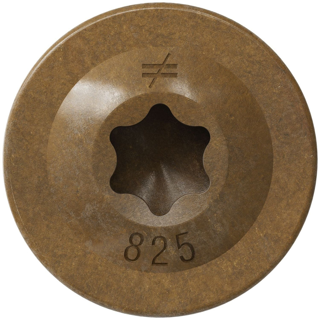 Simpson Strong-Tie CBT08212R200 Wafer-Head Construction Screw, #8 x 2-1/2-in. T20, Quik Guard, Tan, 200-Pack