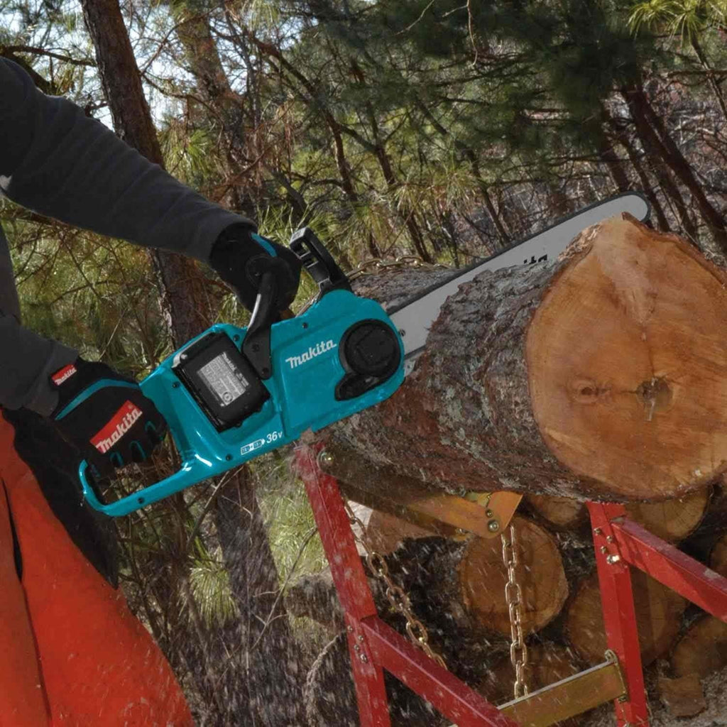 Makita XCU04PT 36V (18V X2) LXT Brushless 16" Chain Saw Kit (5.0Ah)