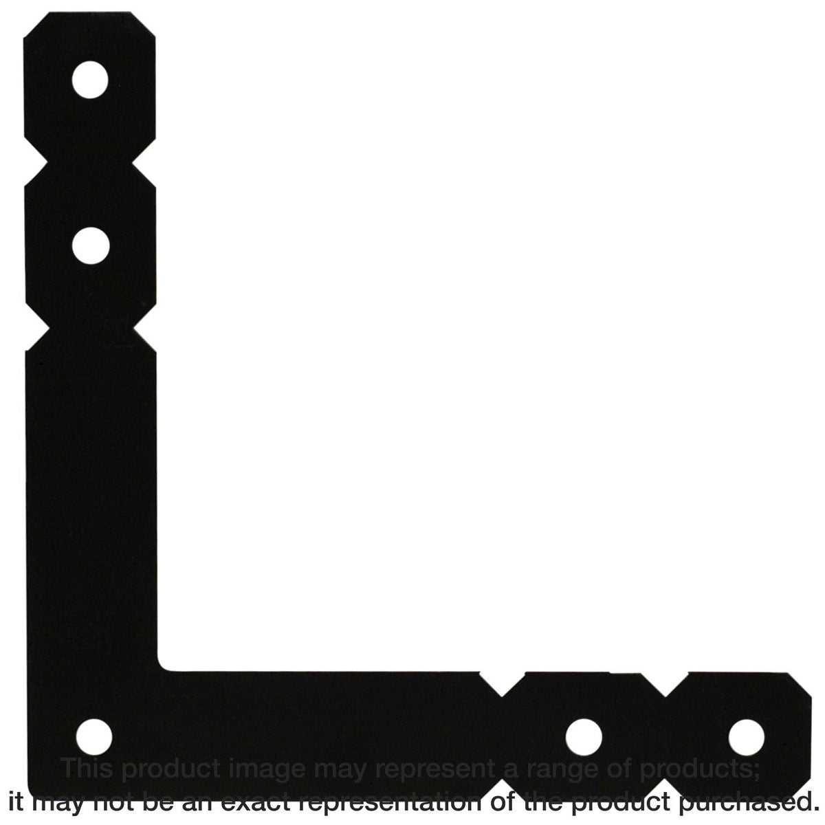 Simpson Strong-Tie OL OL 12-in. x 12-in. Black Powder-Coated Ornamental L Angle