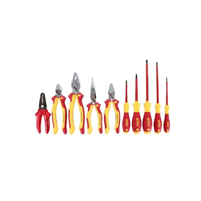 Wiha 32868 10-Piece Insulated Pliers and Screwdriver Set