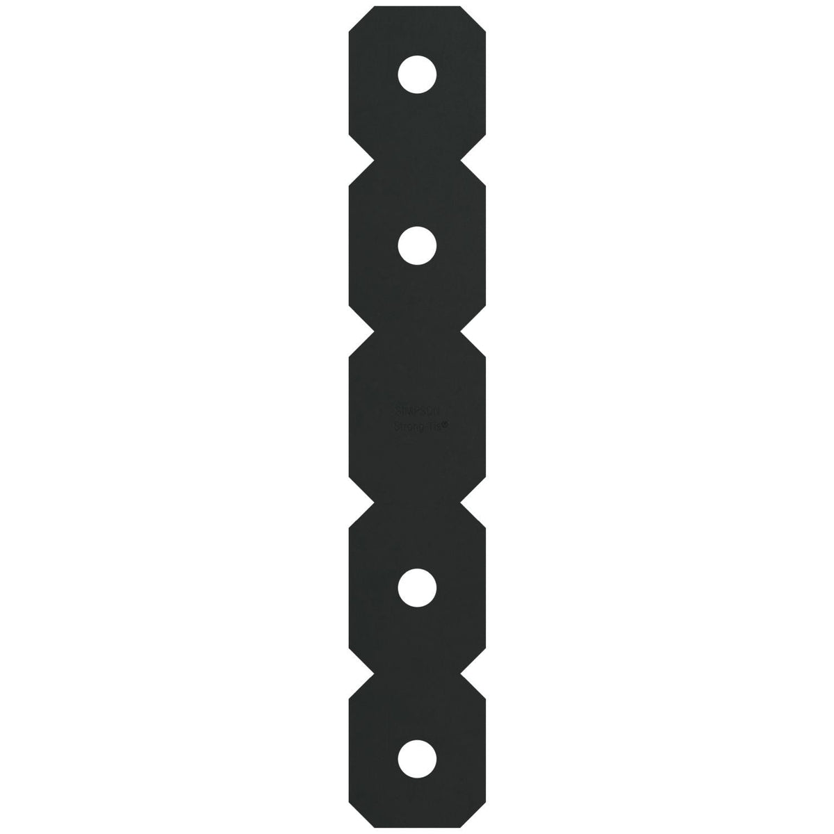 Simpson Strong-Tie OS OS 2-in. x 12-in. Black Powder-Coated Ornamental Strap