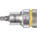 Wera 8740 B Hf Zyklop Bit Socket With Holding Function, 3/8-in. Drive, 5/32-in.x35-mm.