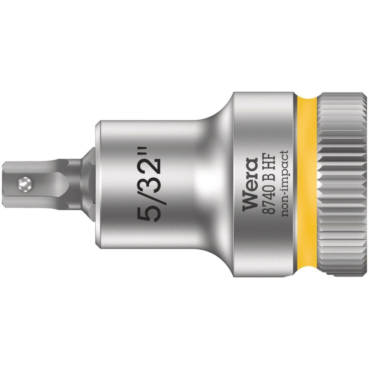 Wera 8740 B Hf Zyklop Bit Socket With Holding Function, 3/8-in. Drive, 5/32-in.x35-mm.