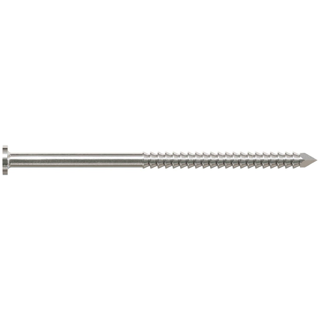 Simpson Strong-Tie T5KR51 Premium Siding Nail, 1-3/4-in. x 5/32-in. Head Dia., Type 316 Stainless Steel, 1-lb.