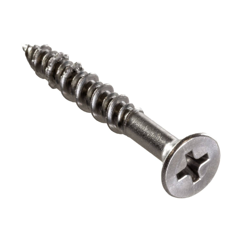Simpson Strong-Tie T10J150FXC Marine Screw, Flat Head, #10 x 1-1/2-in. #2 Phillips Drive, Type 316, 100-Pack