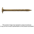 Simpson Strong-Tie CBT08200R300 Wafer-Head Construction Screw, #8 x 2-in. T20, Quik Guard, Tan, 300-Pack