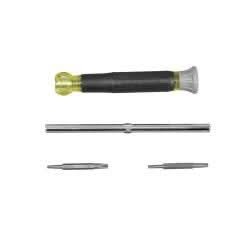Klein Tools 32585 Multi-Bit Electronics Screwdriver, 4-in-1, TORX® Bits