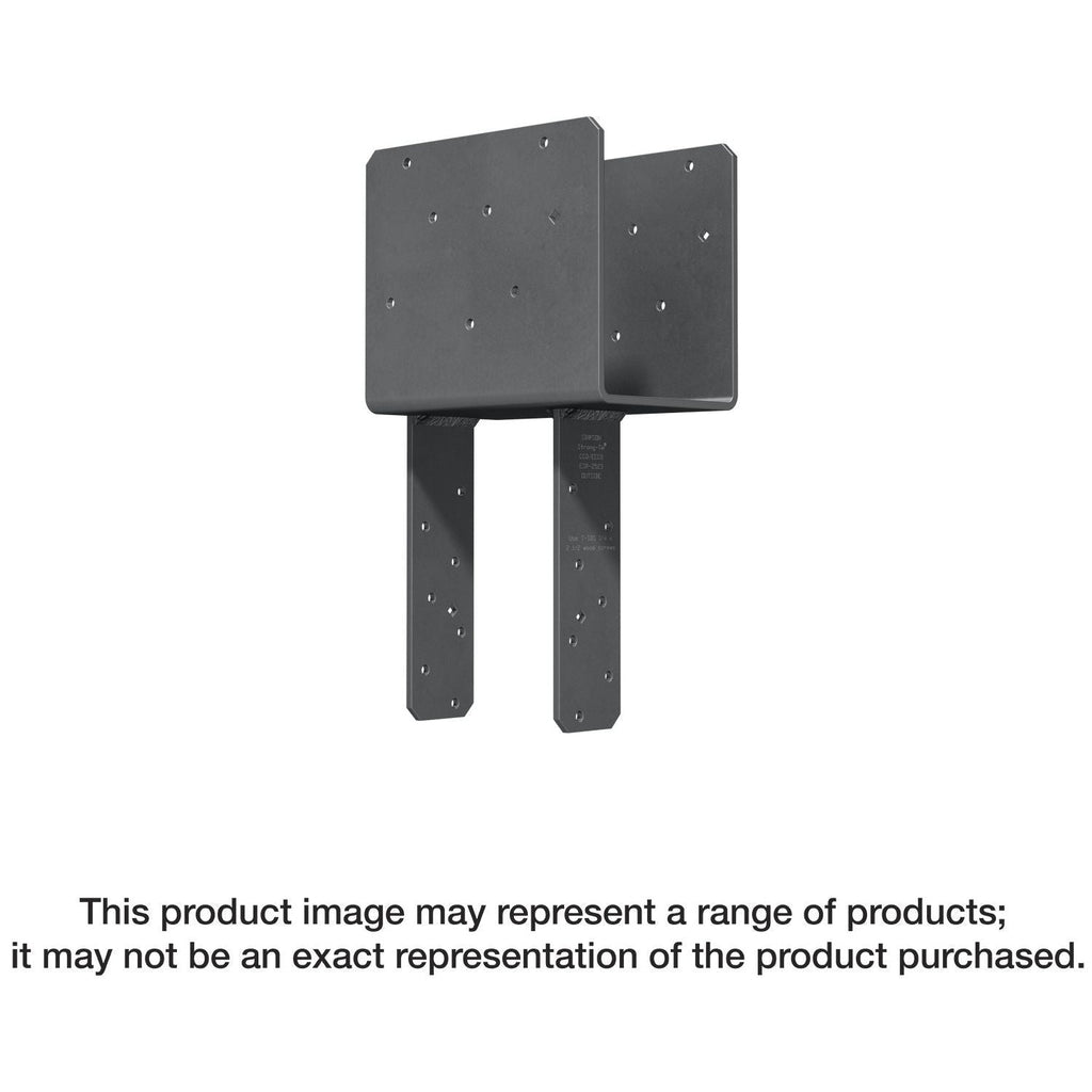 Simpson Strong-Tie ECCQ5-4SDS2.5 ECCQ End Column Cap for 5-1/8-in. Beam, 4x Post, with Strong-Drive SDS Screws