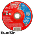 Diablo DBD060045701F 6-in. Type 27 Metal Cut-Off Disc