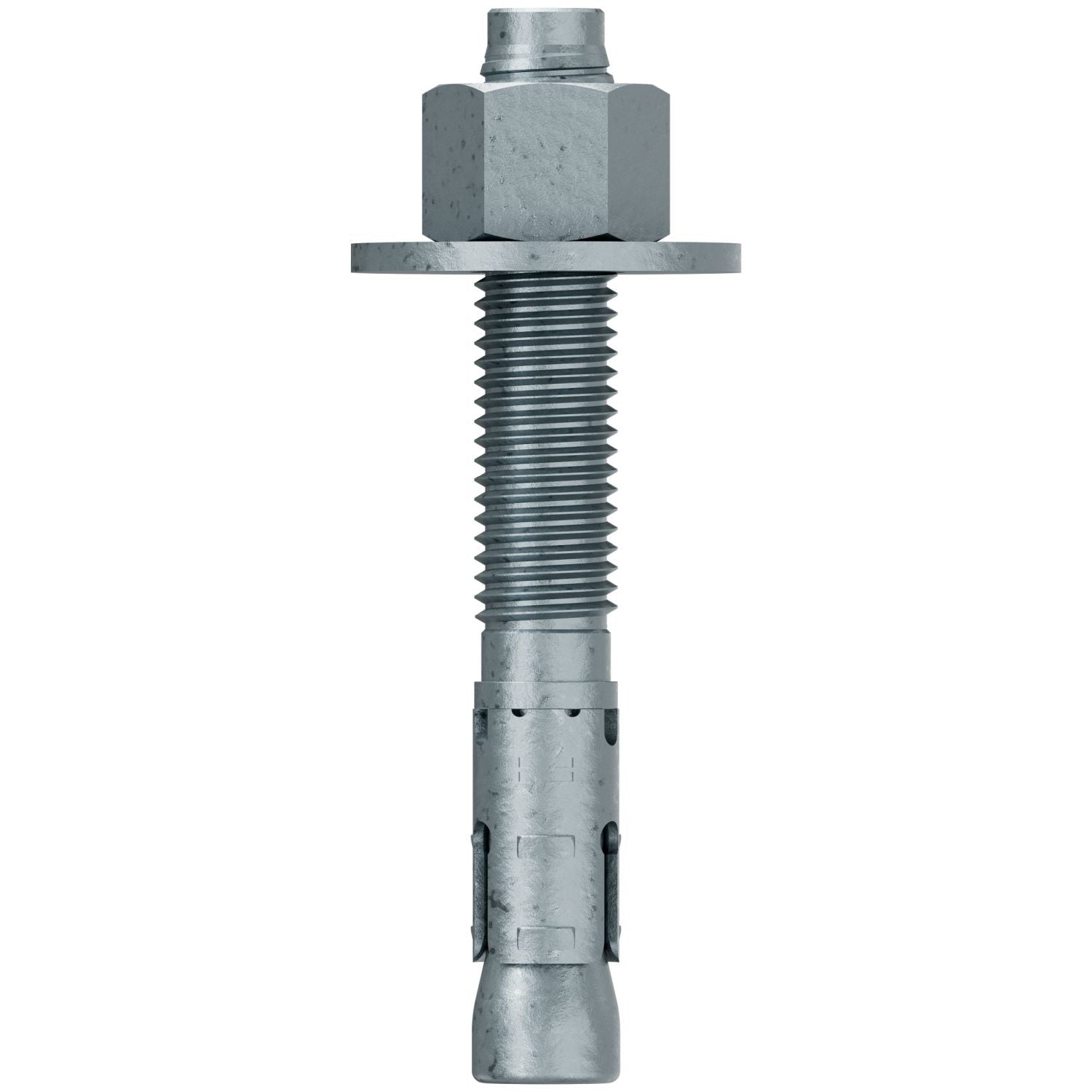 Simpson Strong-Tie STB2-75512MGF10 Strong-Bolt 2, 3/4-in. x 5-1/2-in. Mechanically Galvanized Wedge Anchor, Fully Assembled, 10-Pack