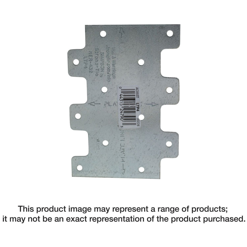 Simpson Strong-Tie LTP4Z LTP 3-in. x 4-1/4-in. ZMAX Galvanized Lateral Tie Plate