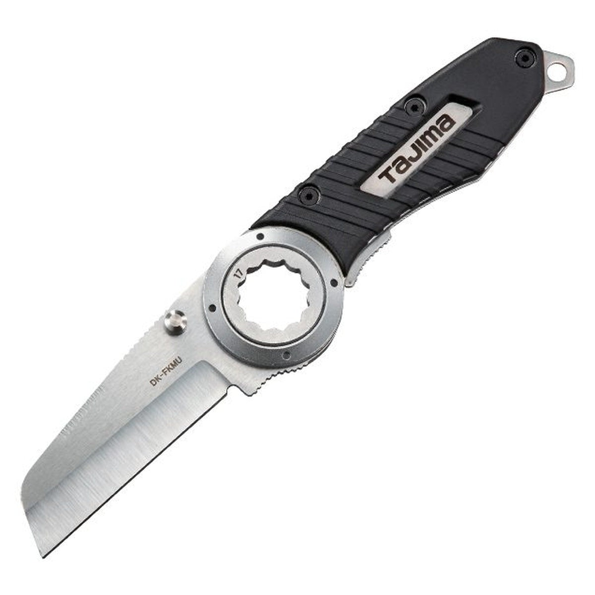 Tajima VARIX Folding Compact Knife with Hollow-Ground Blade and Integrated Socket (DK-FKMU)