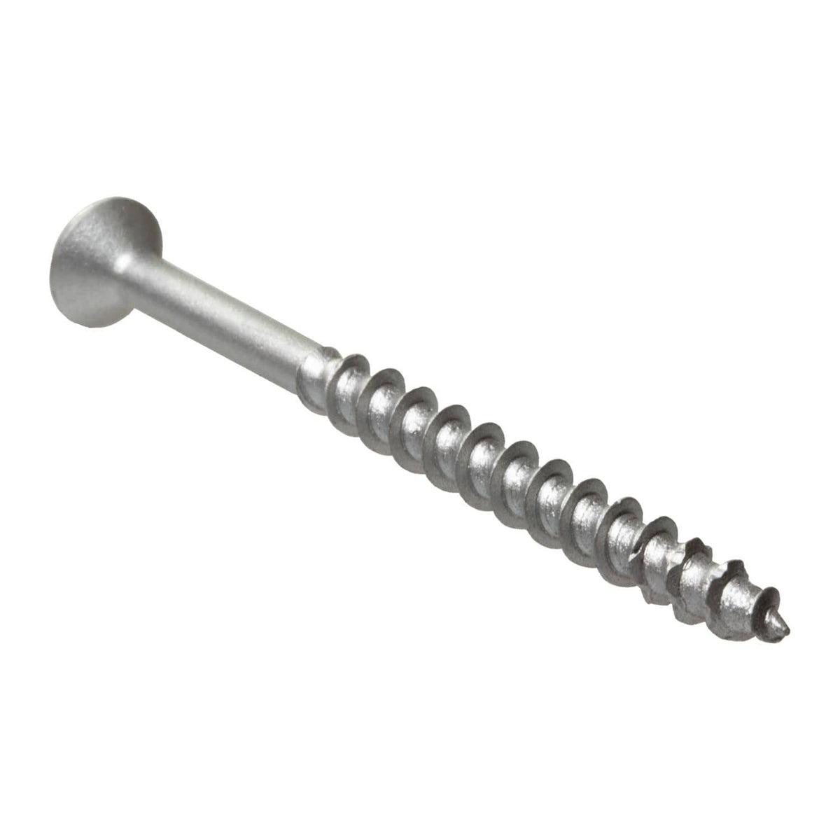 Simpson Strong-Tie TNTS18234TFB Titen Turbo, 3/16-in. x 2-3/4-in. 6-Lobe Flat-Head Concrete and Masonry Screw, Silver, 1000-Pack