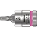 Wera 8740 A Hf Zyklop Bit Socket With Holding Function, 1/4-in. Drive, 3x28-mm.