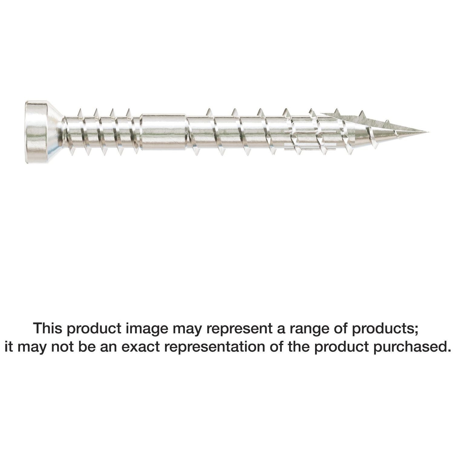 Simpson Strong-Tie FT07114T500 Finish Trim Screw, #7 x 1-1/4-in. T10, Trim-Head, Type 316, 500-Pack