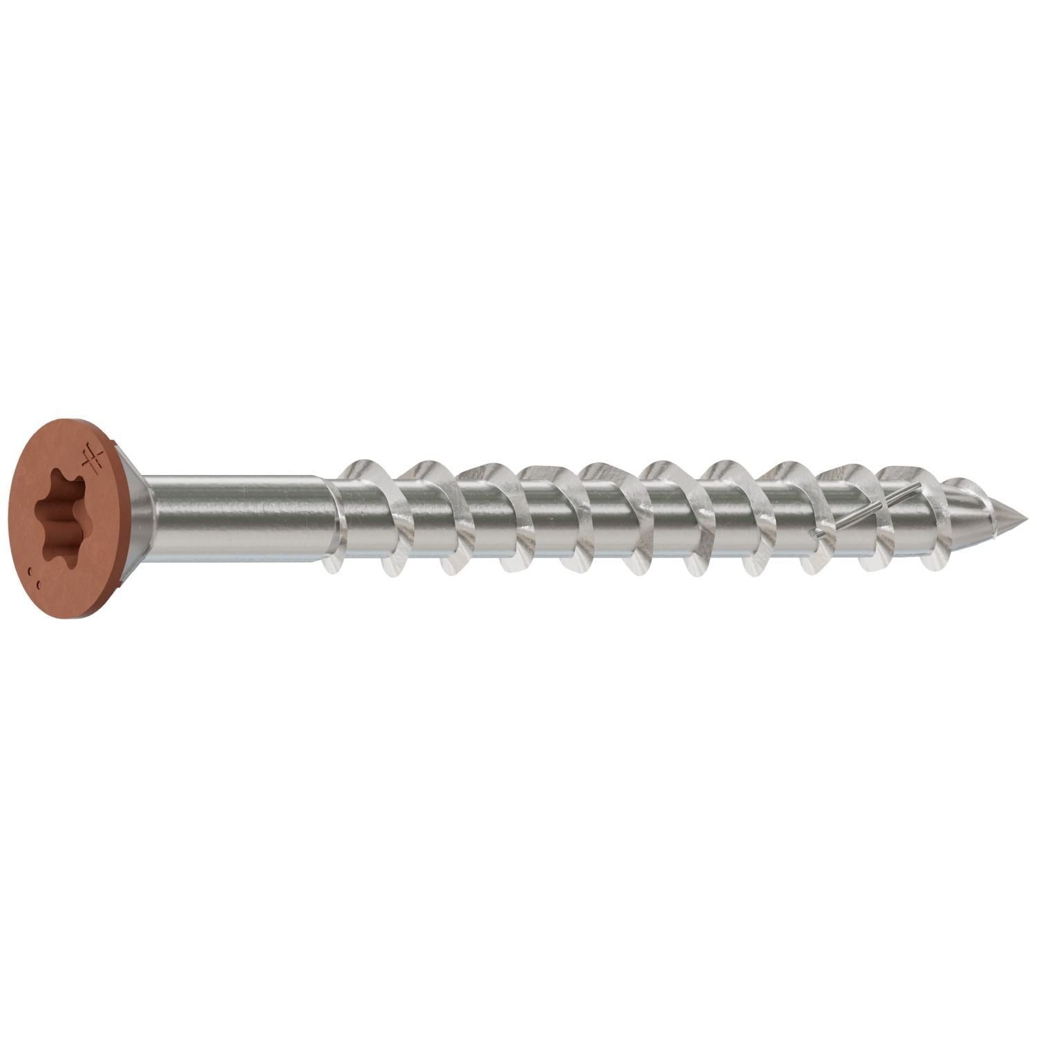 Simpson Strong-Tie S10250WCI Deck-Drive DWP WOOD SS Screw, #10 x 2-1/2-in. T25, Trim Head, Type 305, Tan 03, 1750-Pack