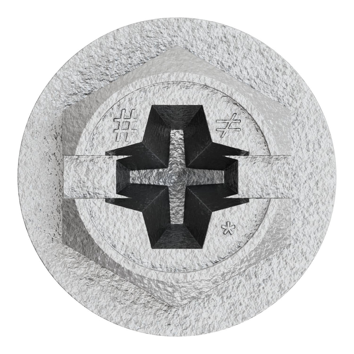 Simpson Strong-Tie TNTSS625114H Titen Turbo, 1/4-in. x 1-1/4-in. Type 316 Stainless-Steel Hex-Head Concrete and Masonry Screw, 50-Pack