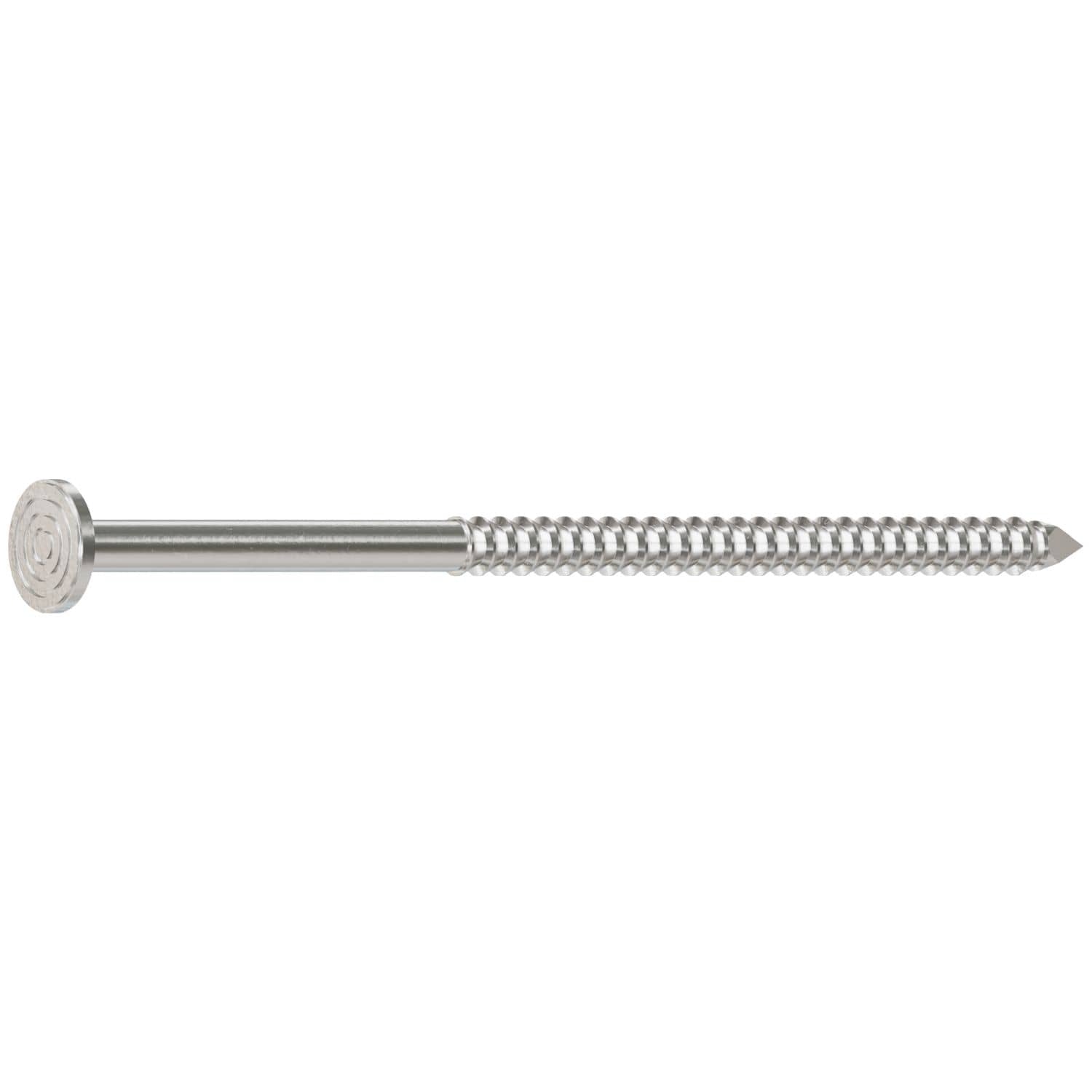 Simpson Strong-Tie T6KR71 Premium Siding Nail, 2-in. x 7/32-in. Head Dia., Type 316 Stainless Steel, 1-lb.
