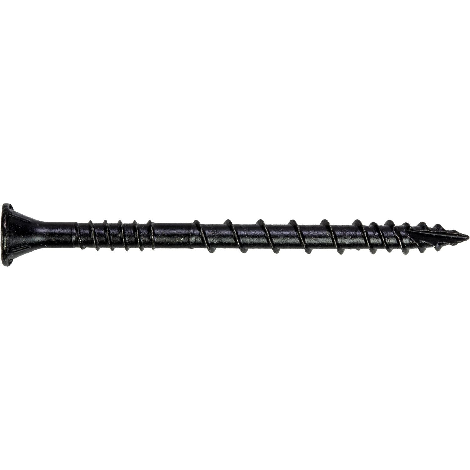 Simpson Strong-Tie DSVBK212R80 Deck-Drive DSV WOOD Screw, #10 x 2-1/2-in. T25, Flat Head, Quik Guard, Black, 80-Pack