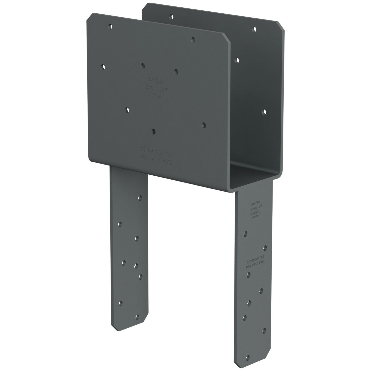Simpson Strong-Tie ECCQ48SDS2.5 ECCQ End Column Cap for 4x Beam, 8x Post, with Strong-Drive SDS Screws