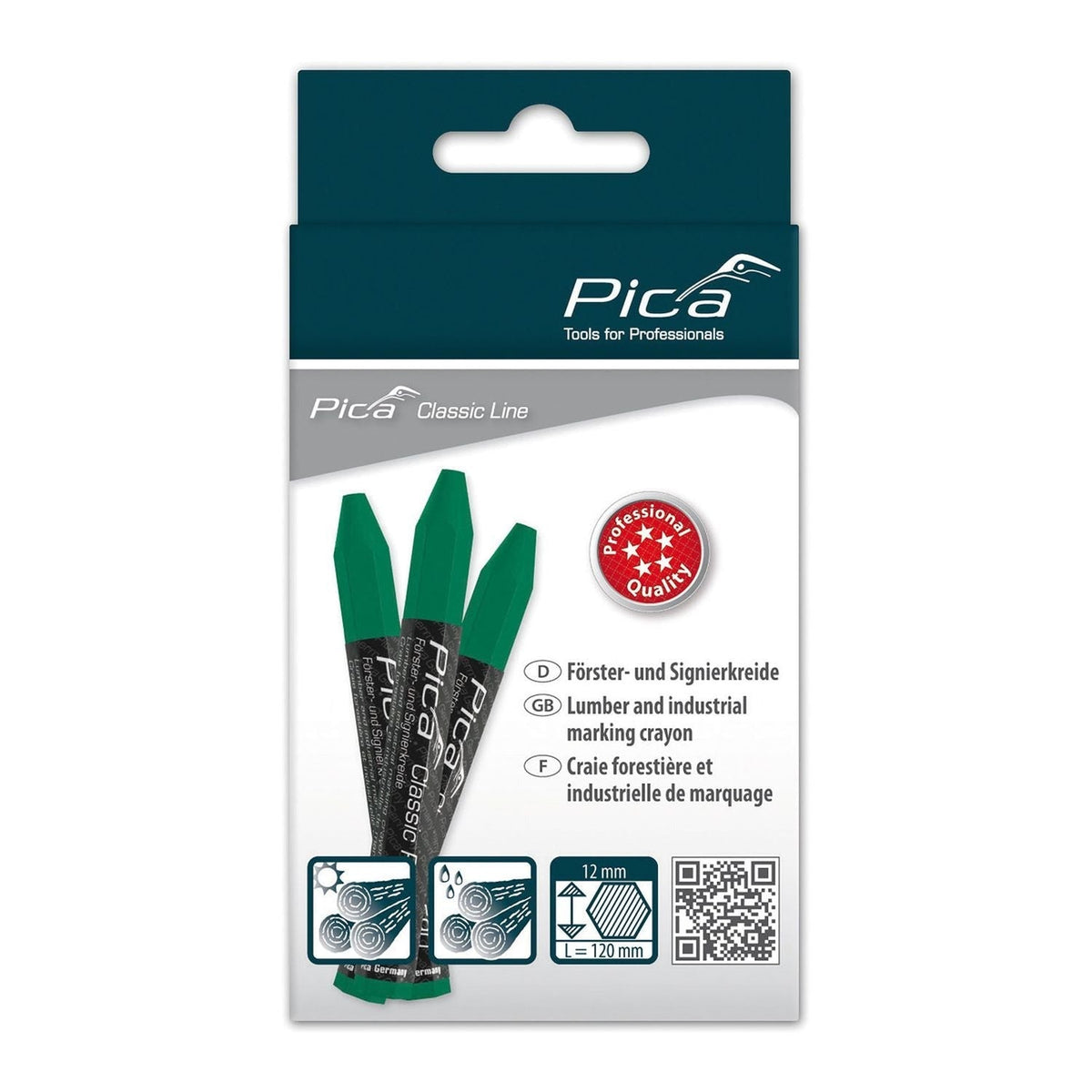 Pica 590/36 Green Marker, 12-Pack