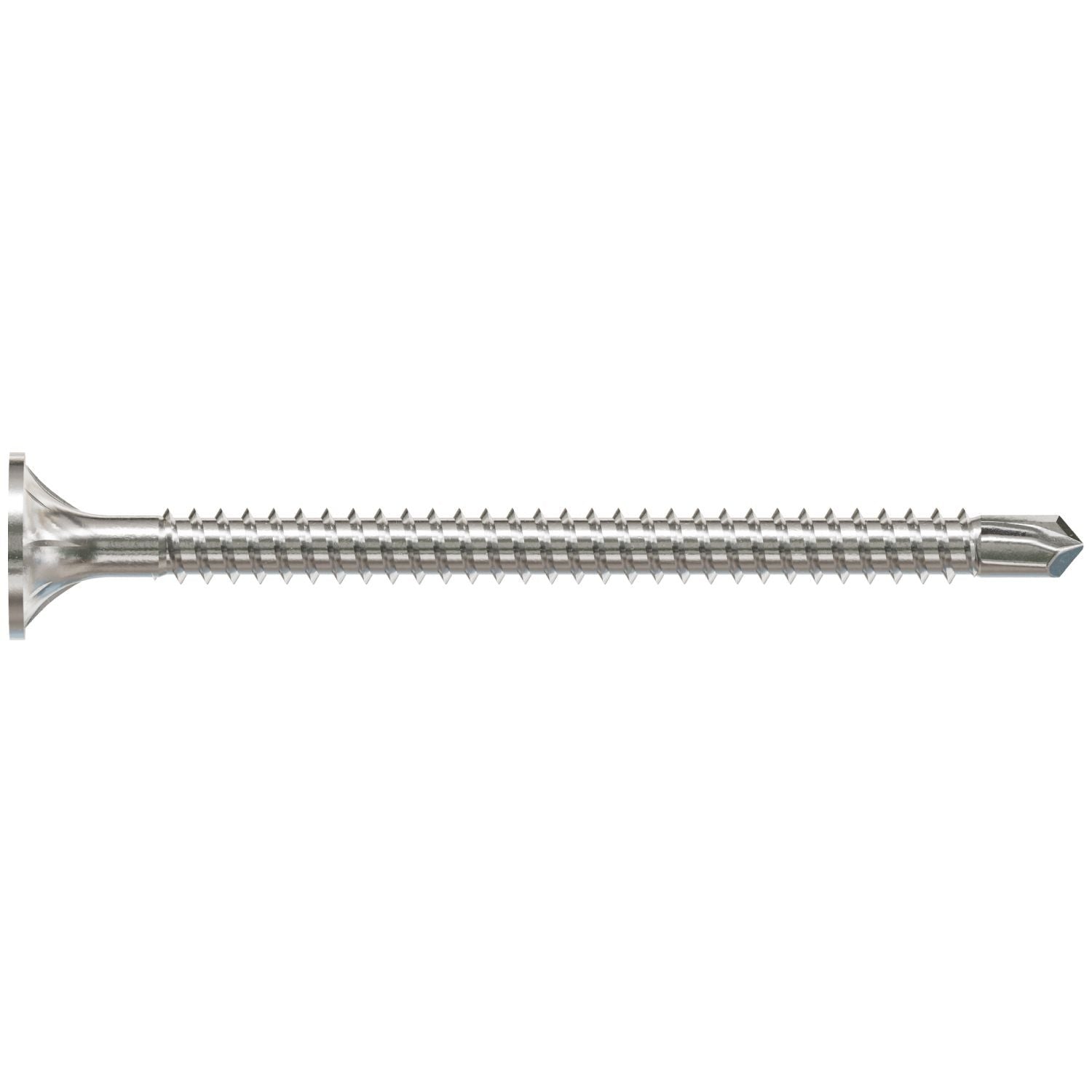 Simpson Strong-Tie F08T225WDC Self-Drilling Fiber-Cement Screw, #8 x 2-1/4-in. #2 Square Drive, Type 410, 100-Pack