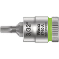 Wera 8740 A Zyklop Bit Socket, 1/4-in. Drive, 3/32-in.x28-mm.