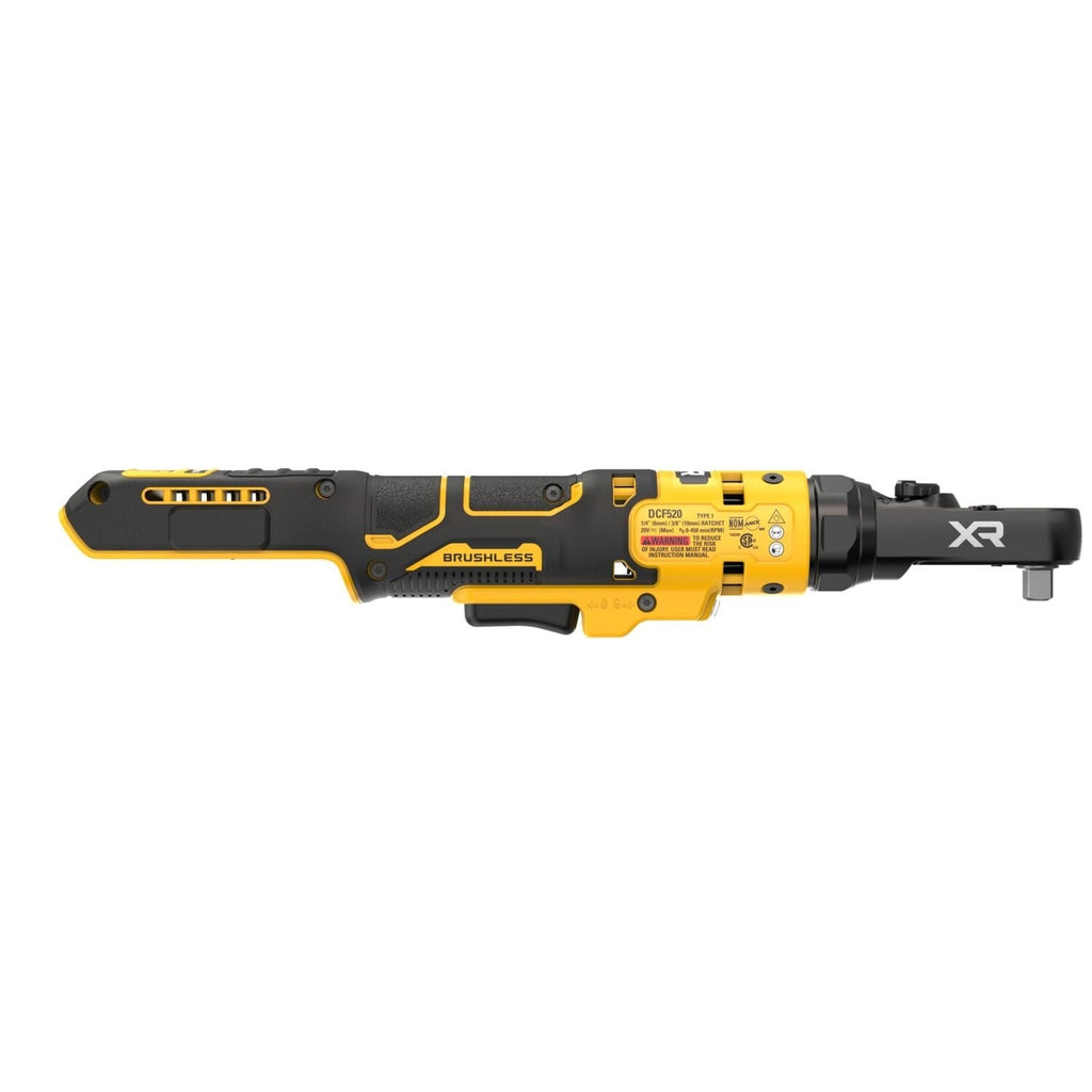 DeWALT DCF520B 20V MAX XR Brushless 1/4-in. & 3/8-in. Sealed Head Ratchet, Tool Only